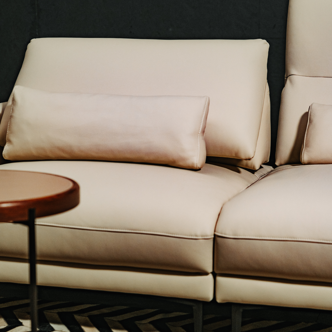 CORINA Leather Sofa - 2 Seaters
