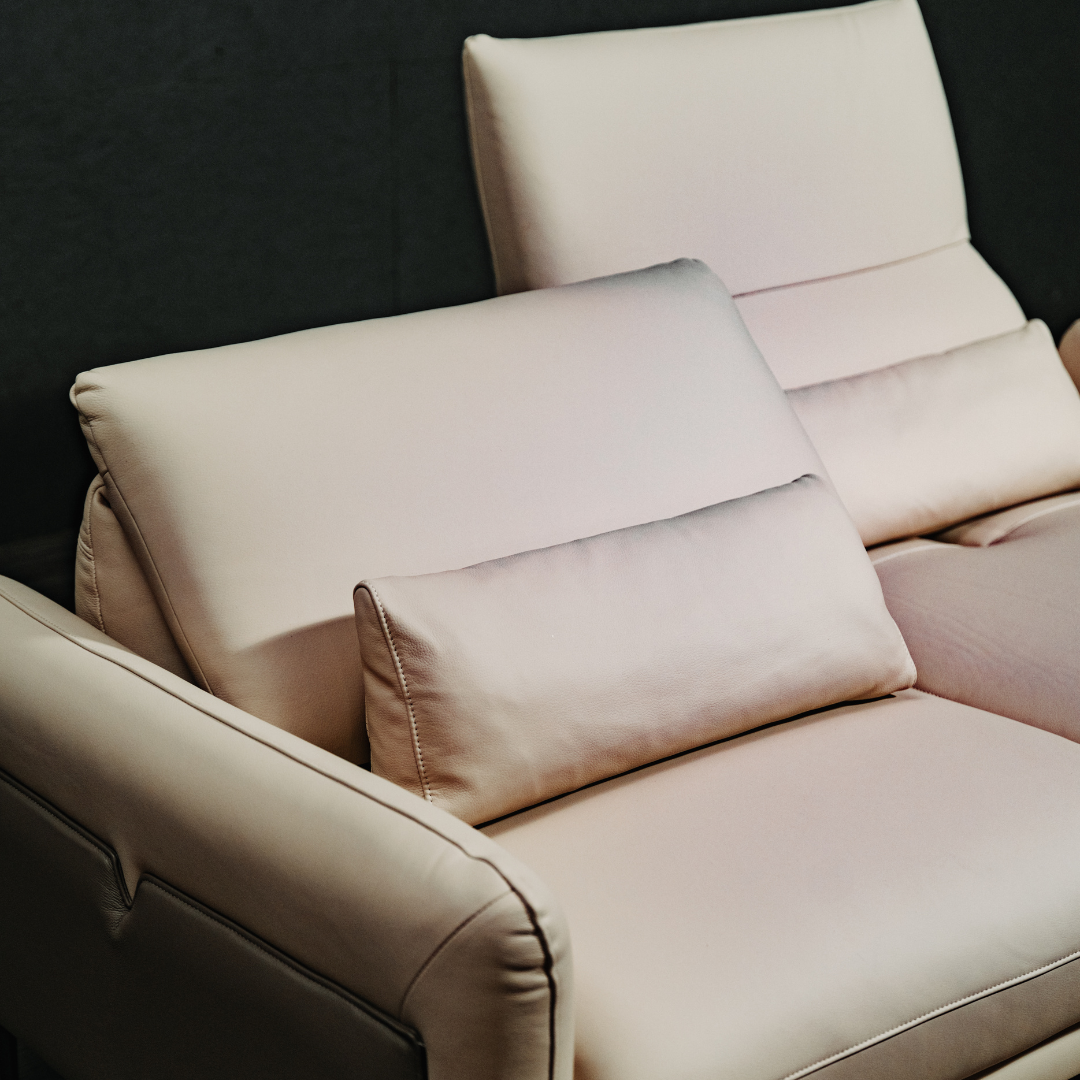 CORINA Leather Sofa - 2 Seaters