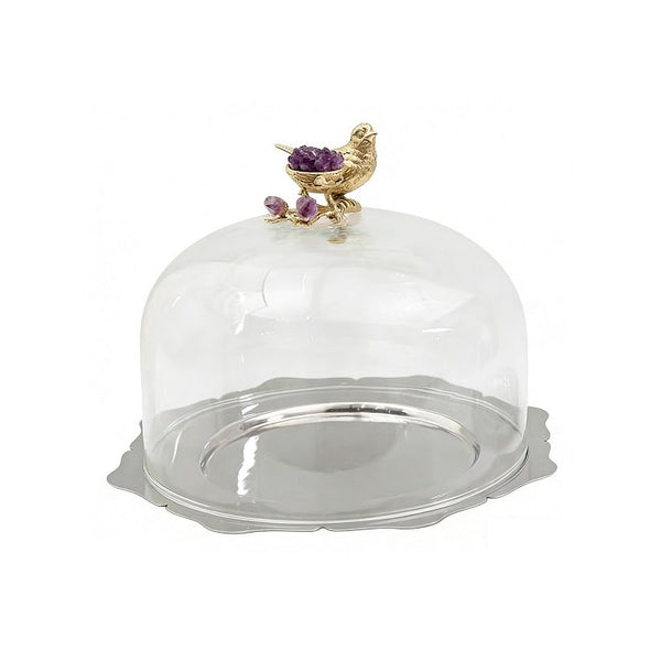 Cake Stand with Dome Cover - Bird Handle | OVO
