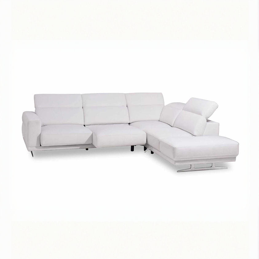 DARA Motorized Leather Sofa - Large L-shape