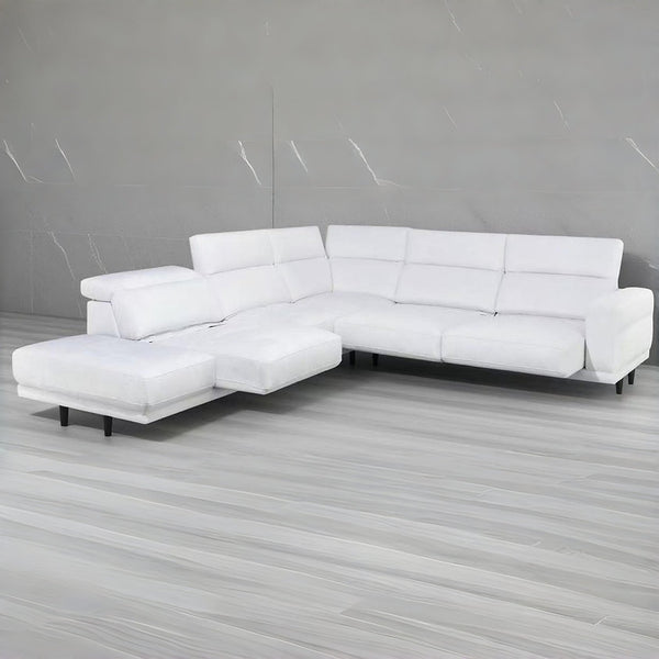 DARA Motorized Leather Sofa - Large L-shape