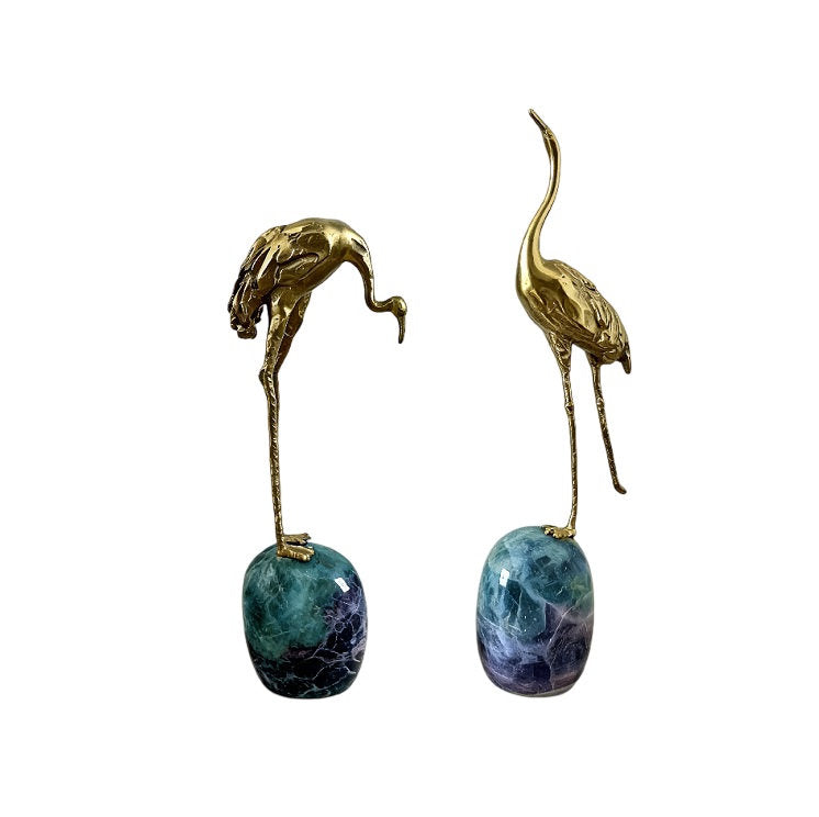 Golden Crane on Stone | OVO