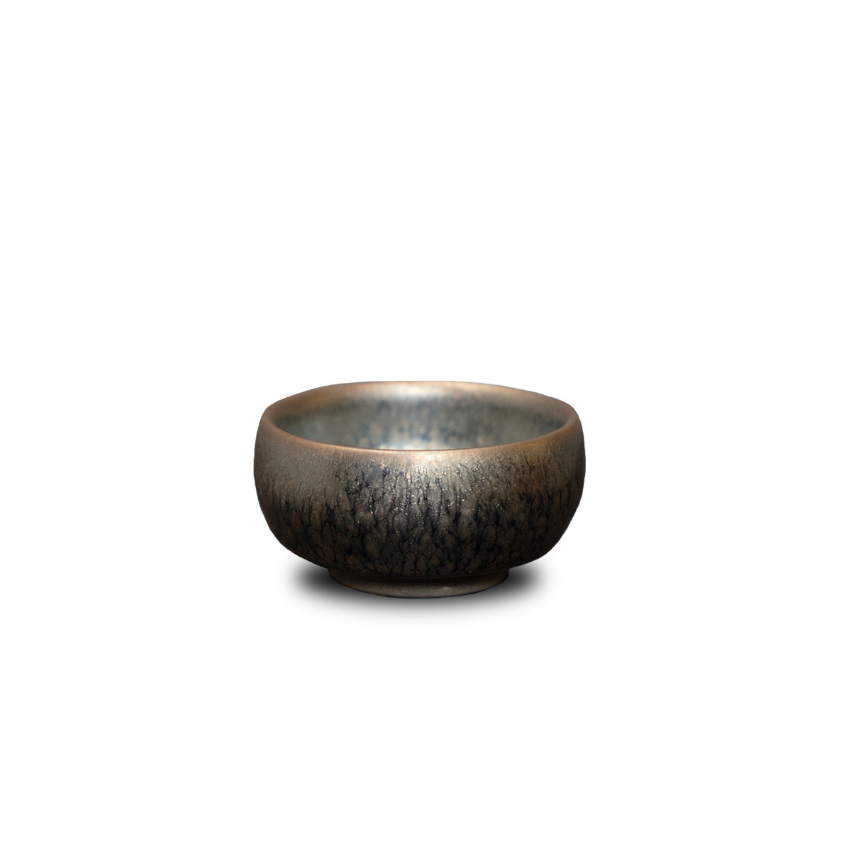 Handmade Reactive Tea Cup, Sliver | OVO