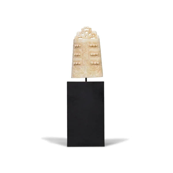Jade Chinese Bell on Stand #2  (set of 3) | OVO