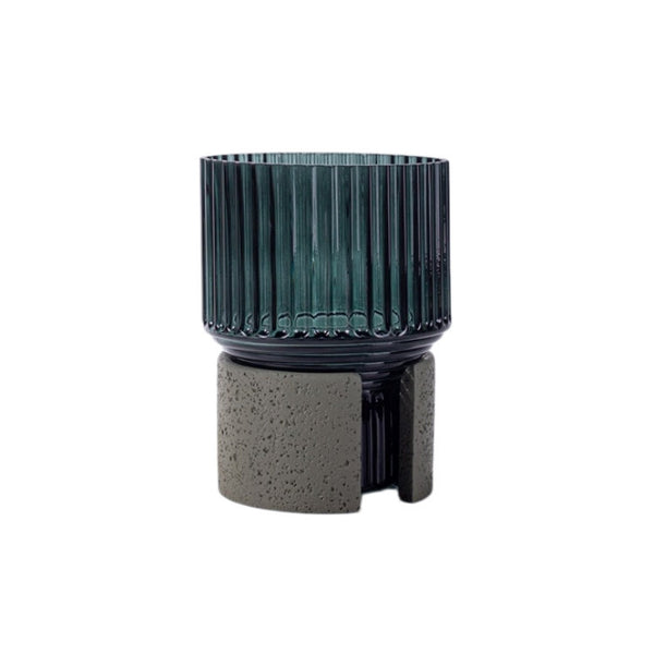 MASON Glass Vase - Green