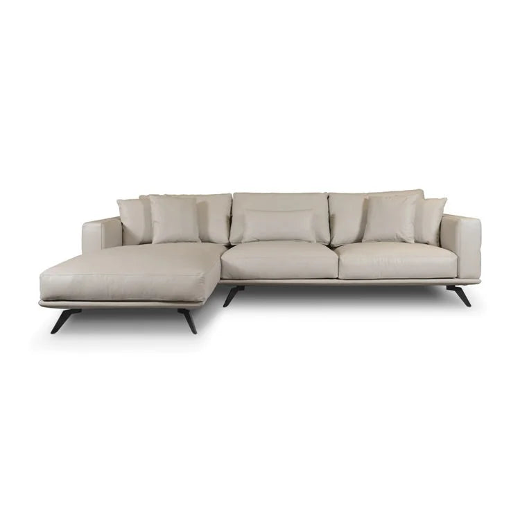 PISA L-Shaped Leather Sofa ｜OVO