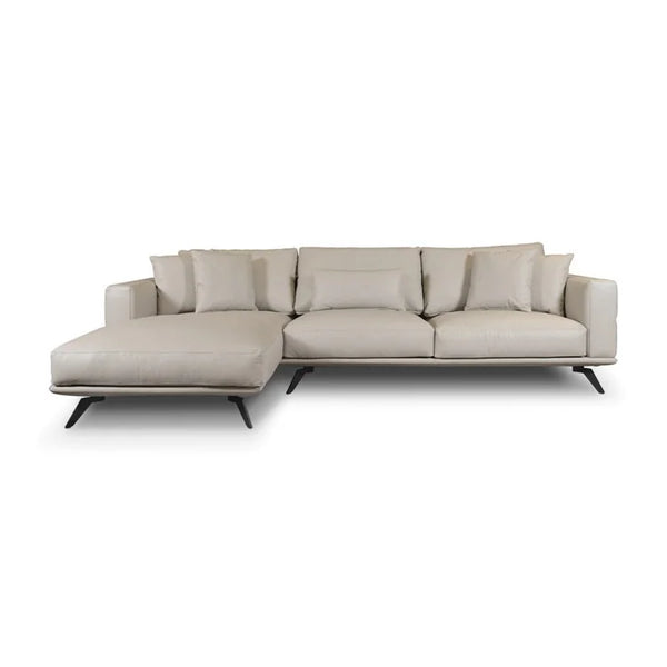 PISA L-Shaped Leather Sofa ｜OVO