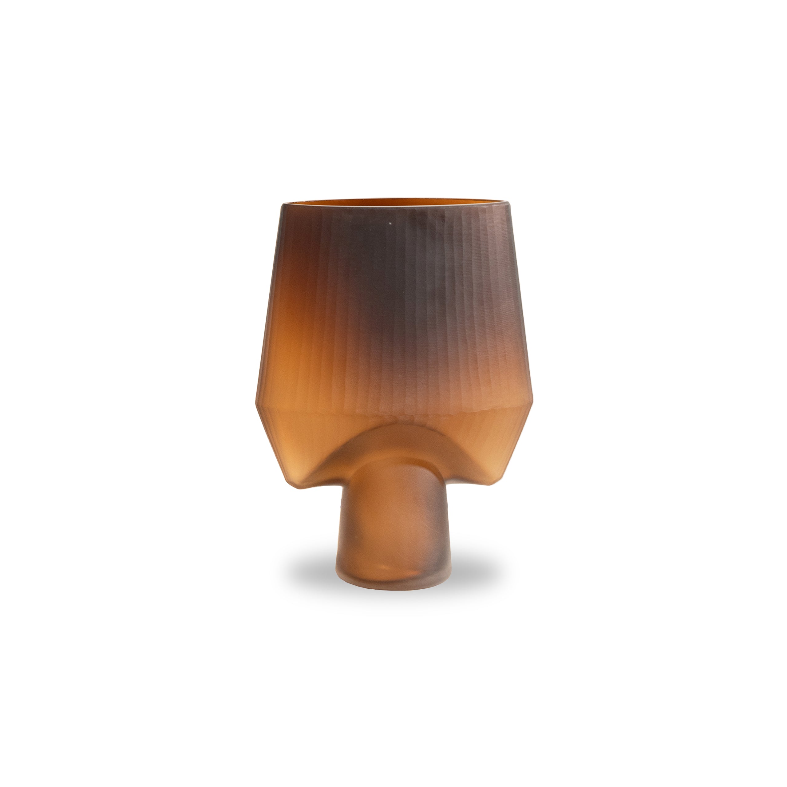 RIB Glass Vase - H323mm ｜OVO