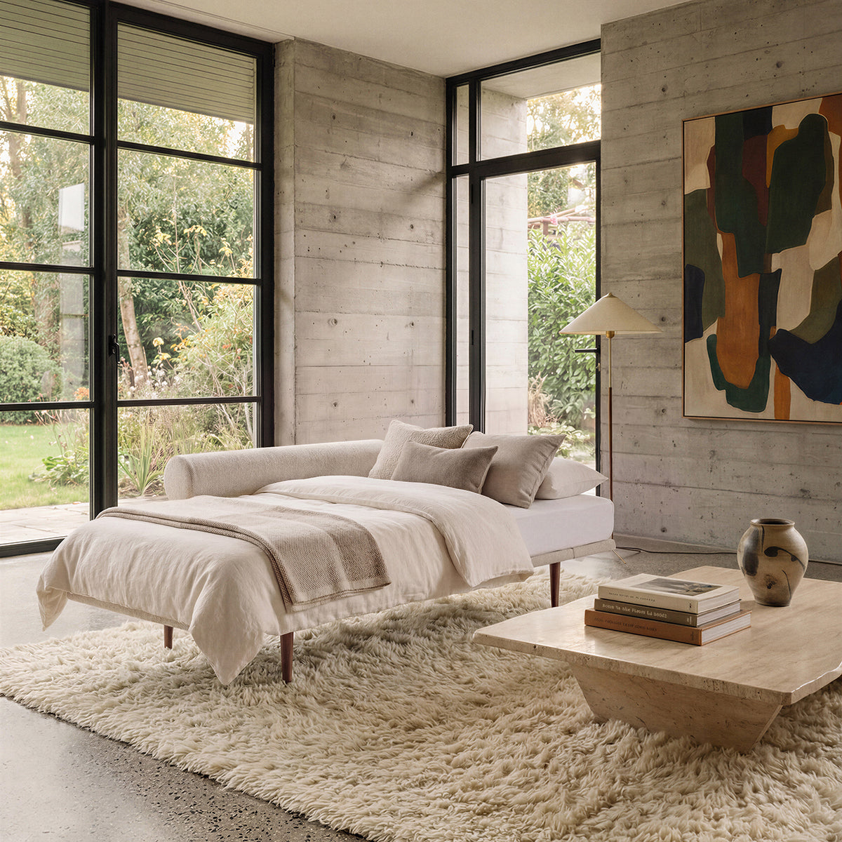 ROLLO 02 Styletto Daybed Soft Spring Buttons Mattress - 2 Seaters