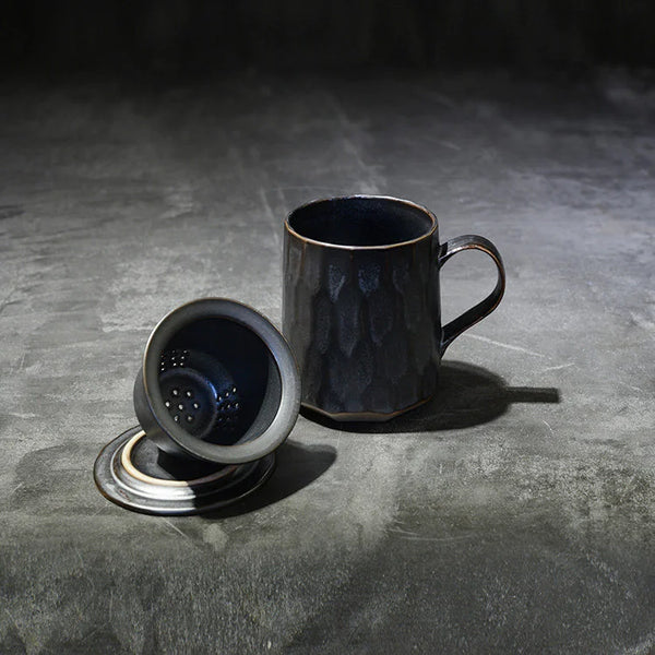 Wabi Sabi Tea Mug with Infuser and Lid | OVO