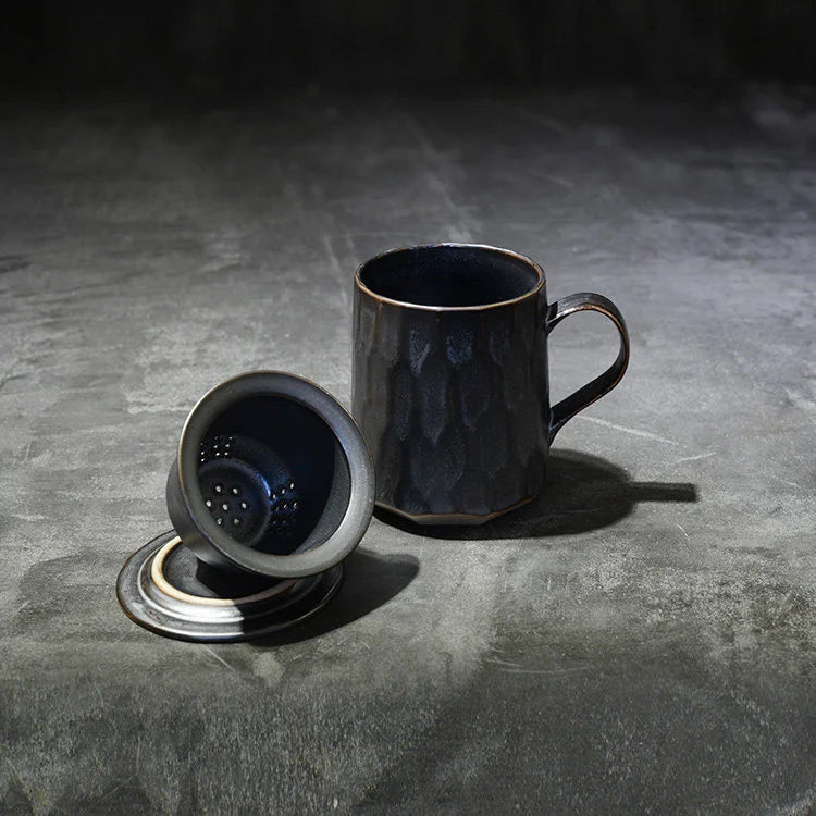 Wabi Sabi Tea Mug with Infuser and Lid | OVO