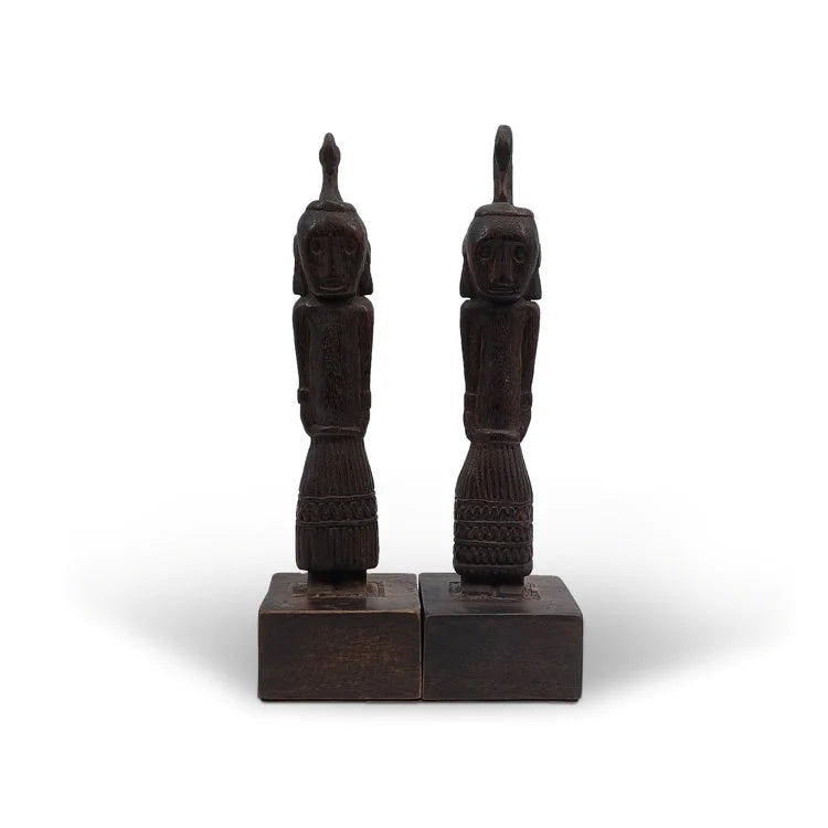 Wooden Dayak Figure #7 Set of 2 | OVO