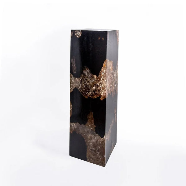 AQUA Block Stool - Black | OVO