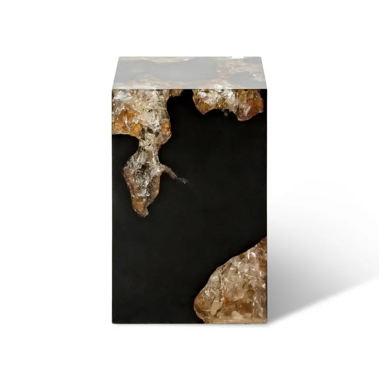 AQUA Block Stool - Black | OVO