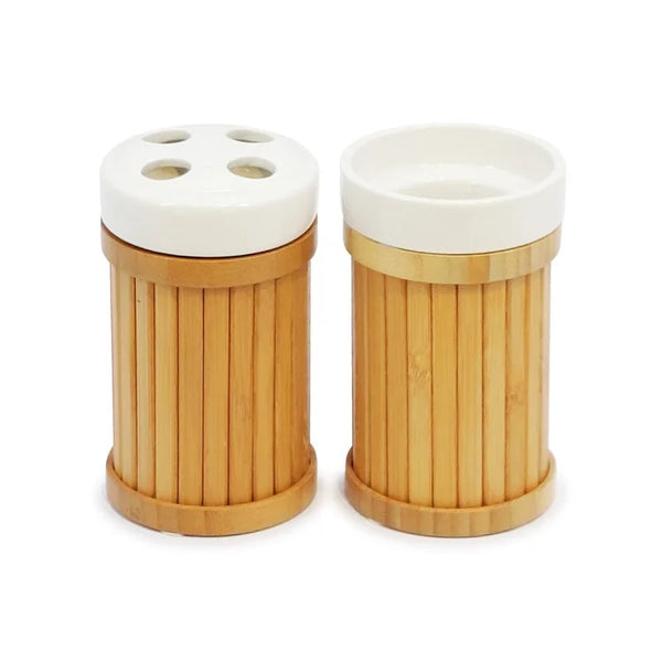 BAMBOO Toothbrush Holder - Natural