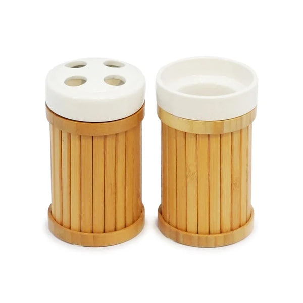 BAMBOO Toothbrush Holder - Natural
