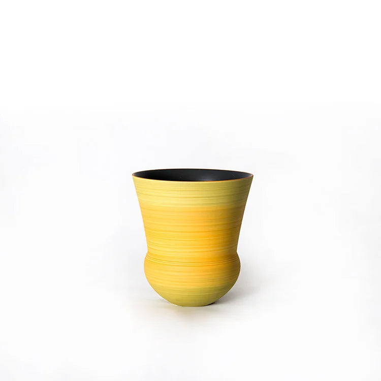 BELL Vase- Short (Yellow)