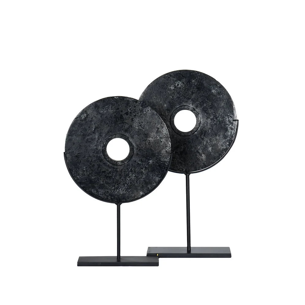 BLACK TEXTURED Disc with Stand | OVO