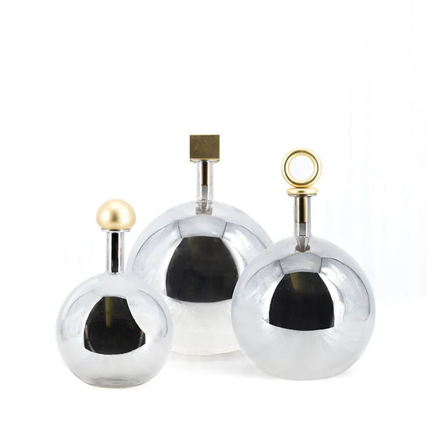 BLIMP Glass Vase with Golden Top | OVO