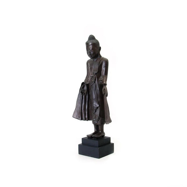 Mandalay Style Bronze Standing Buddha - OVO