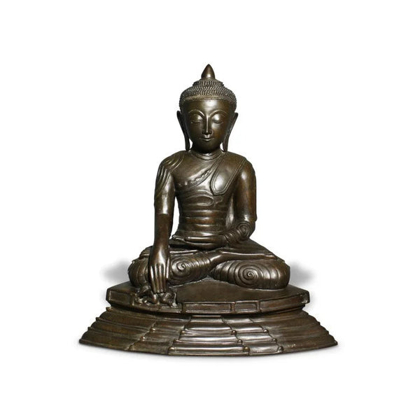 Shan Style Sitting Bronze Buddha - OVO