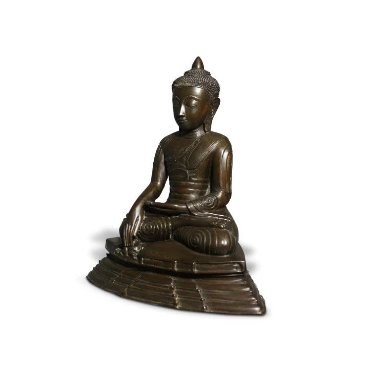Shan Style Sitting Bronze Buddha - OVO