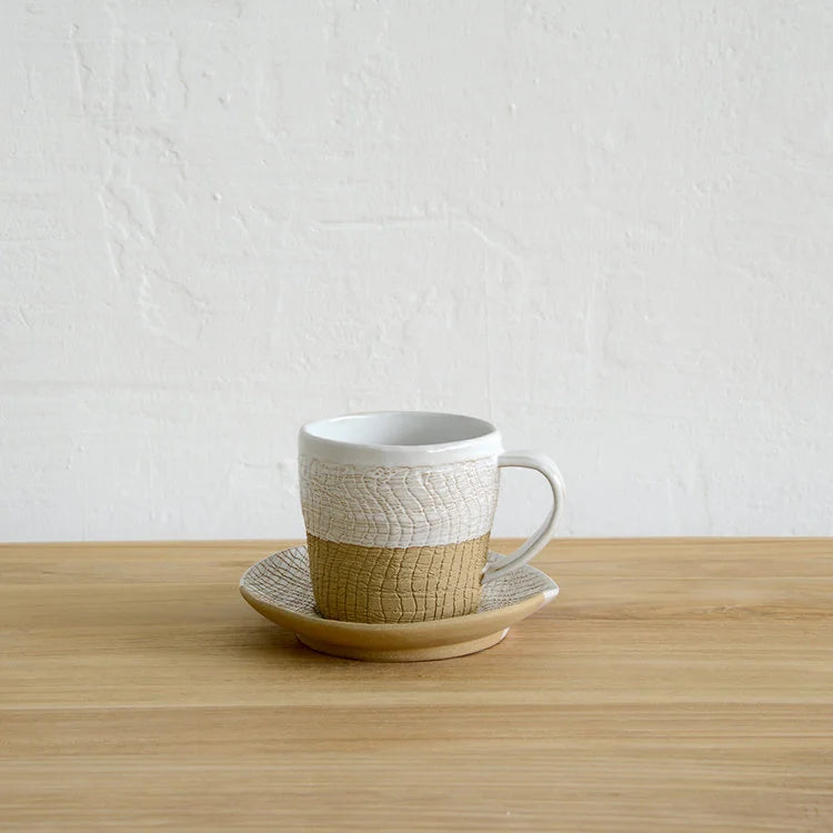 CERAMIC Coffee Cup with Saucer | OVO