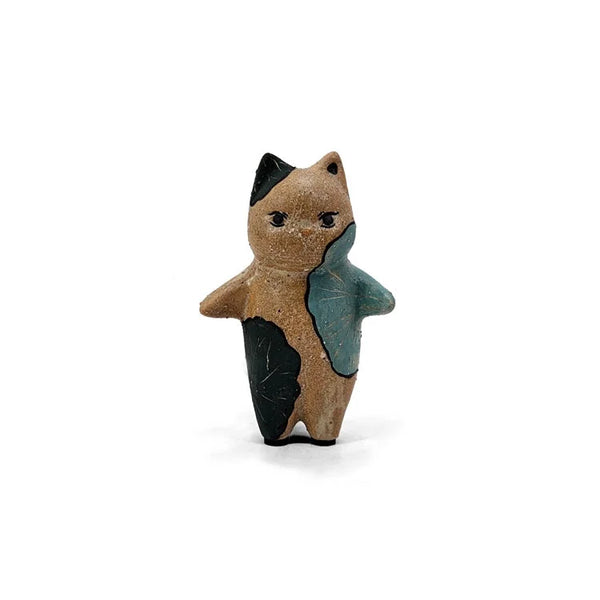 CERAMIC Yellow Cat - Floral | OVO