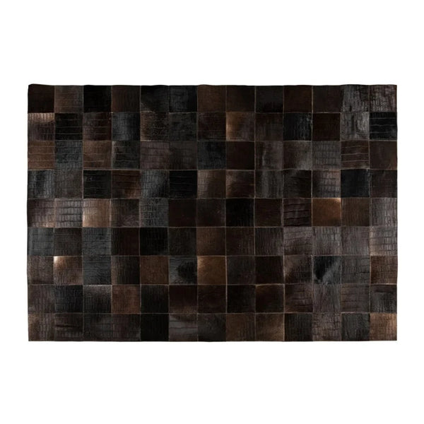 COW HIDE in Tribe Cola Rug