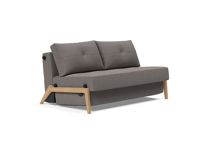 Cubed 02 Deluxe 120 & 140 Wood Sofa Bed - 2 Seaters | OVO
