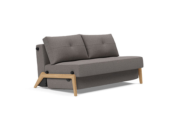 Cubed 02 Deluxe 120 & 140 Wood Sofa Bed - 2 Seaters | OVO