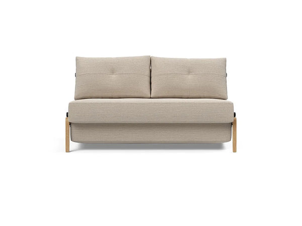 CUBED Deluxe 160 Wood Sofa Bed - 2 Seaters