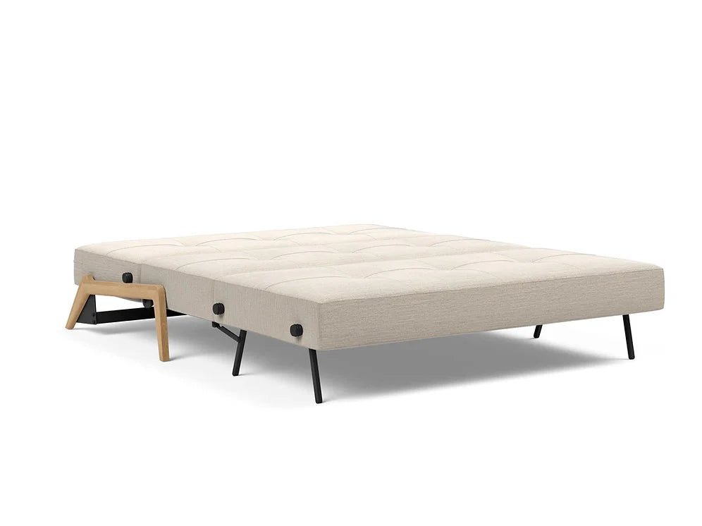 CUBED Deluxe 160 Wood Sofa Bed - 2 Seaters
