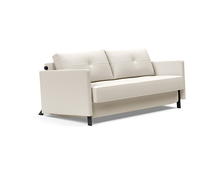 Cubed Deluxe 160 Sofa Bed with Arms - 2 Seaters | OVO