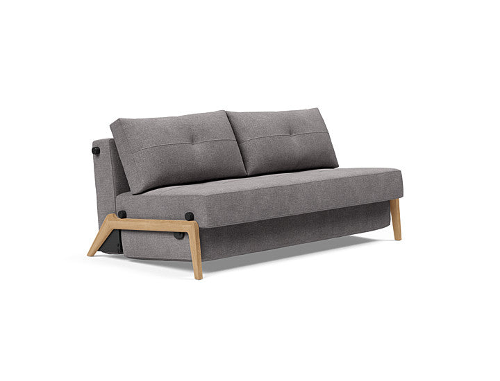 CUBED Deluxe 160 Wood Sofa Bed - 2 Seaters