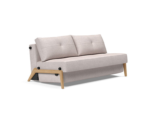 CUBED Deluxe 160 Wood Sofa Bed - 2 Seaters