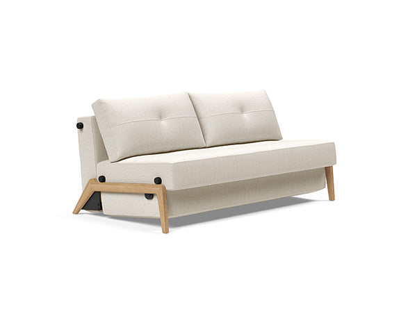 CUBED Deluxe 160 Wood Sofa Bed - 2 Seaters