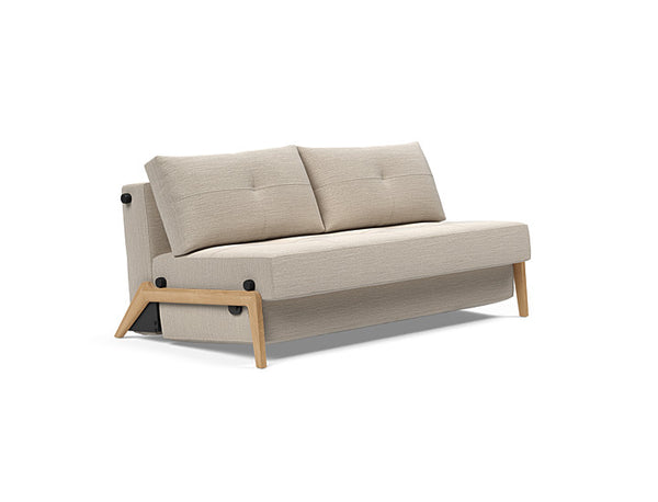 CUBED Deluxe 160 Wood Sofa Bed - 2 Seaters