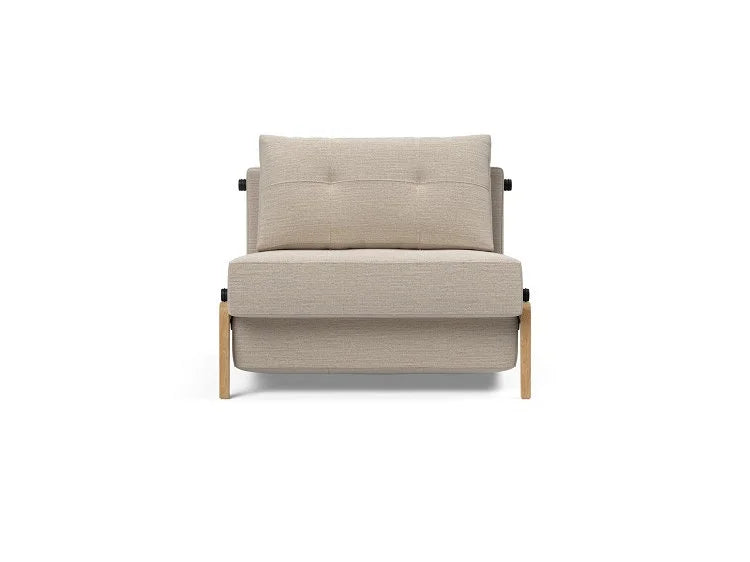 CUBED Deluxe 90 Sofa Bed With Arms - Single Seater