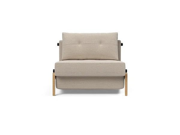 CUBED Deluxe 90 Sofa Bed With Arms - Single Seater
