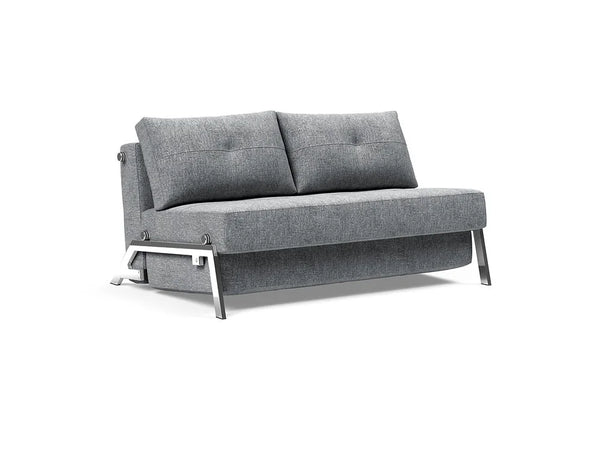 CUBED Deluxe 160 Chrome Sofa Bed - 2 Seaters