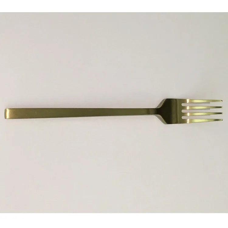 Dinner Fork in Matte Gold