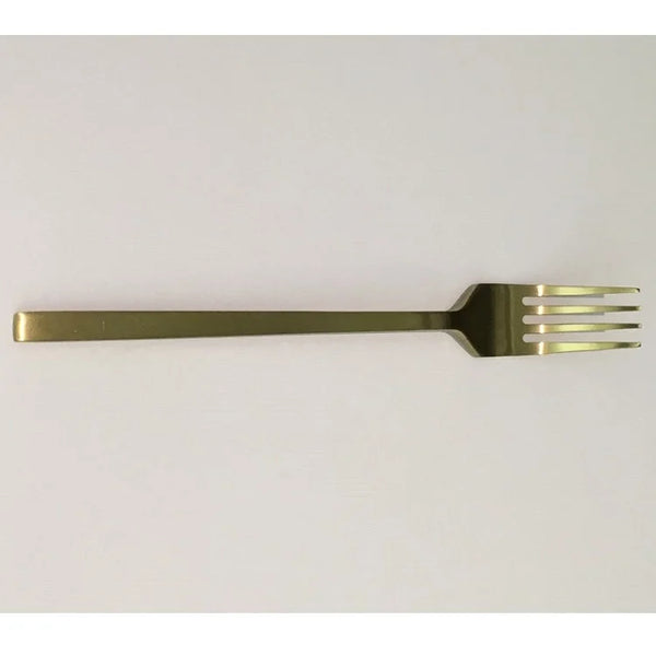 Dinner Fork in Matte Gold