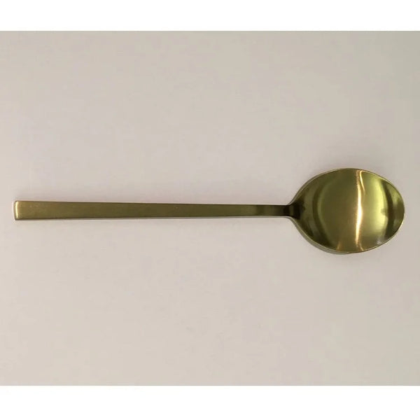 Dinner Spoon in Matte Gold