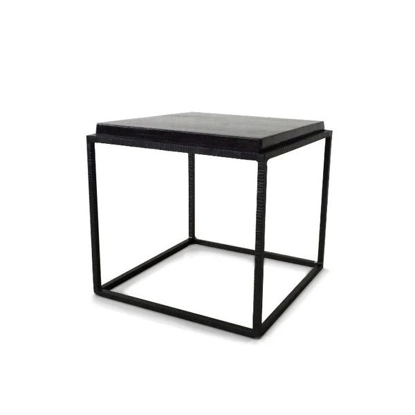 DTI Side Table with Petrified Wood Top | OVO
