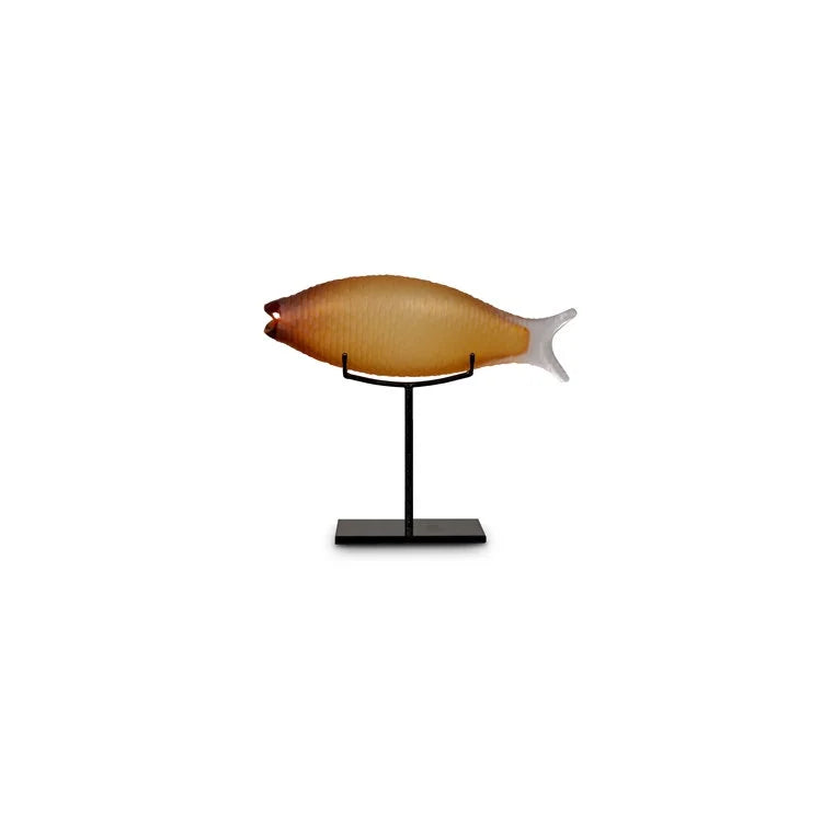 FISH Glass Decoration with Stand - Medium | OVO