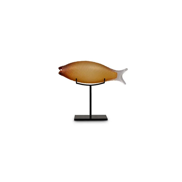 FISH Glass Decoration with Stand - Medium | OVO