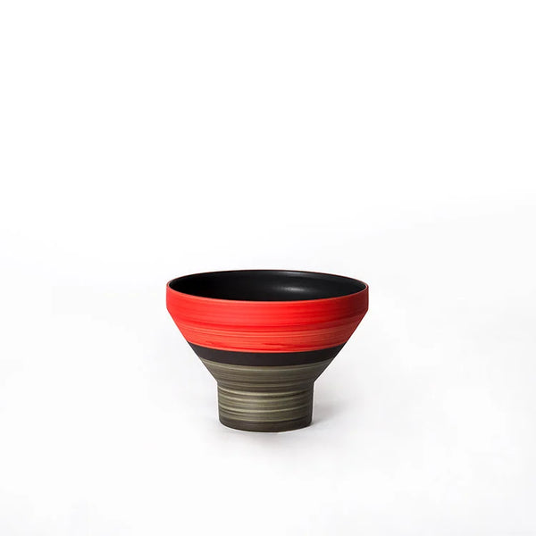 FUNNEL Bowl - Tall (Red, Grey)