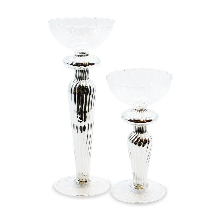 GLASS Candle Shaped Vase - H250mm