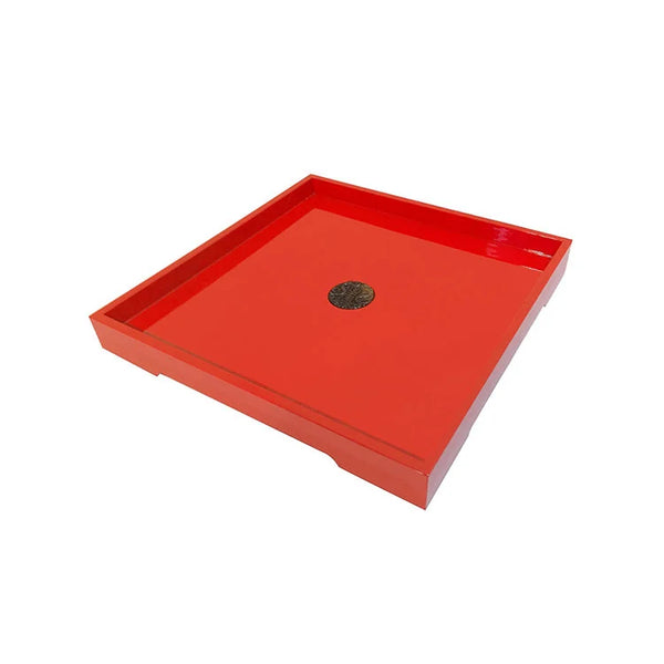 Good Fortune Tray (Square) - Red Color | OVO